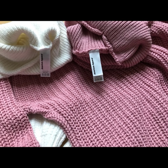 NWOT American Apparel Fisherman Bell Sleeve Sweater - Picture 2 of 5